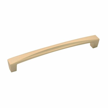 BELWITH PRODUCTS 160 mm Centre to Centre Crest Cabinet Pull, Flat Ultra Brass BWH076132 FUB